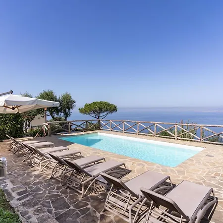 Vila Villa Giulia With Heated Infinity Pool & Sea View Villa By Feeling Italy Sorrento